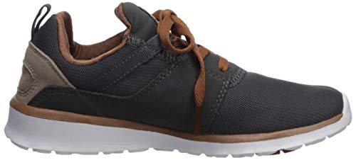 DC Shoes Heathrow - Cobertura para Hombre (Plana, Oxblood, Talla M), Color Gris, Talla 38 EU