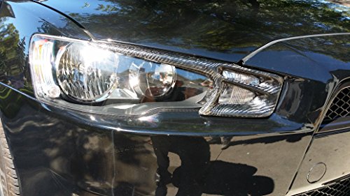 De fibra de carbono Cejas párpado de la cubierta del faro