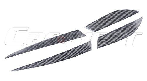 De fibra de carbono de cola luz cejas párpados