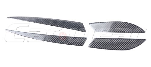 De fibra de carbono de cola luz cejas párpados