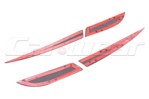 De fibra de carbono de cola luz cejas párpados