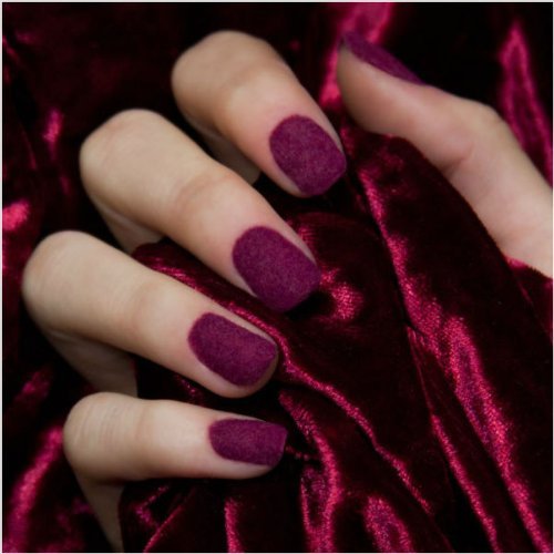 De la piel de uso profesional - MUA de maquillaje de efecto del arte del clavo-Color de rosa, de color púrpura, azul y blanco, Burgudy