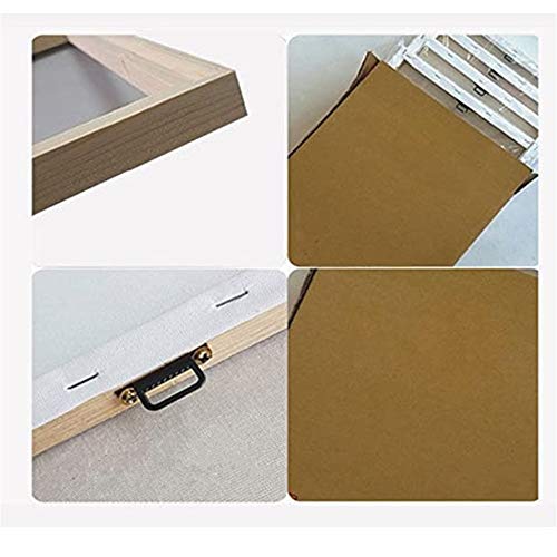 Decoración nórdica para el hogar Pintura Elementos de boda chinos Doble felicidad Huella digital Amor Pared Lienzo Imágenes Arte Cartel Impreso 60x80cm (24x32 pulgadas) x2 Con marco