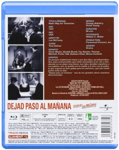 Dejad paso al mañana [Blu-ray]
