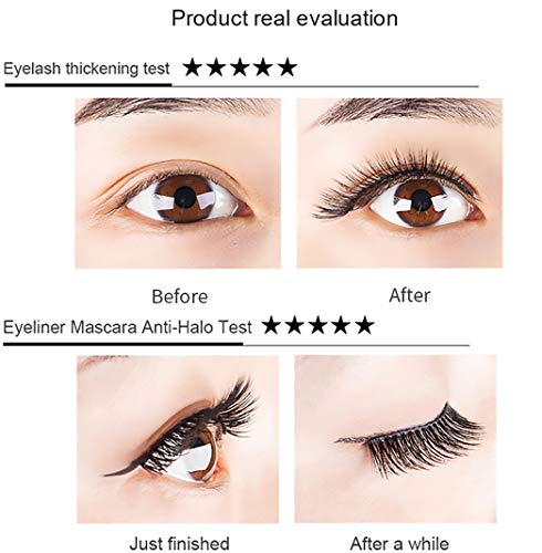 Delineador de ojos mágico, OCHILIMA autoadhesivo impermeable y duradero, sin pegamento, sin magnético, rápido maquillaje líquido delineador de ojos de larga duración mágico negro