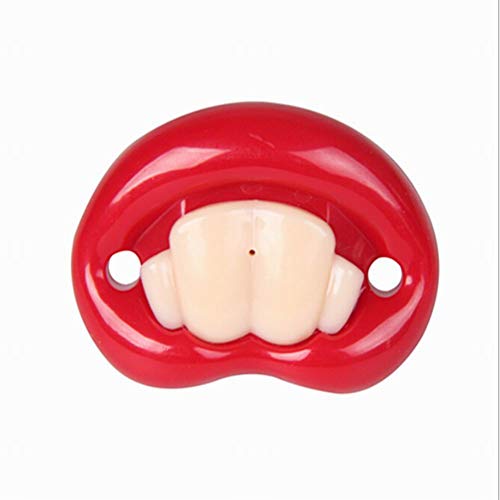 Delleu Divertidos chupetes Bigote bebé,Suave Silicona Lindo Chupete diseño