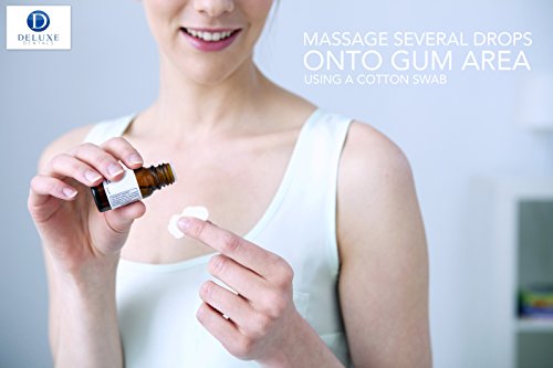 Deluxe Dentales Refresca & Protección Fuerza Maxima De Acción Rápida 100% Puro Botánico Aceites Natural Remedio para los dientes y Encías,Funciona como un Pasta de dientes,Enjuague bucal - 30ml