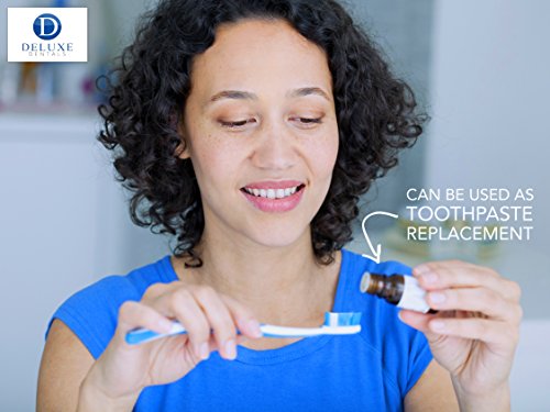 Deluxe Dentales Refresca & Protección Fuerza Maxima De Acción Rápida 100% Puro Botánico Aceites Natural Remedio para los dientes y Encías,Funciona como un Pasta de dientes,Enjuague bucal - 30ml