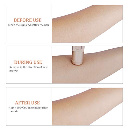 Depiladora Facial Mujer Eléctrica Depiladora Mujer Afeitadora Sin Dolor Depiladoras Femeninas Mini Portátil Removedor de Cabello Afeitadora Eléctrica para para Labios Cara Brazos Piernas Axila Bikini