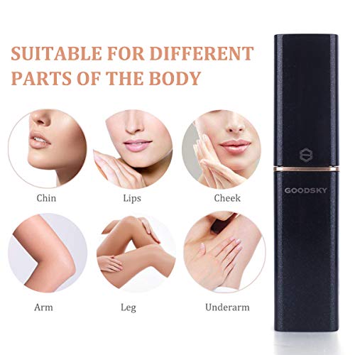 Depiladora Facial Mujer Eléctrica Depiladora Mujer Afeitadora Sin Dolor Depiladoras Femeninas Mini Portátil Removedor de Cabello Afeitadora Eléctrica para para Labios Cara Brazos Piernas Axila Bikini