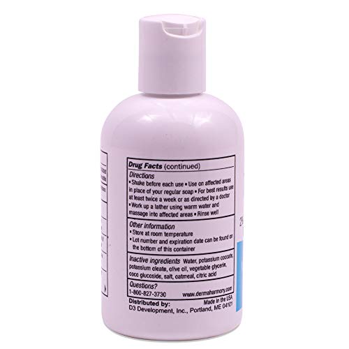 DermaHarmony 2% Pyrithione Zinc (ZnP) Liquid Castile Soap (4 Fl Oz Bottle)