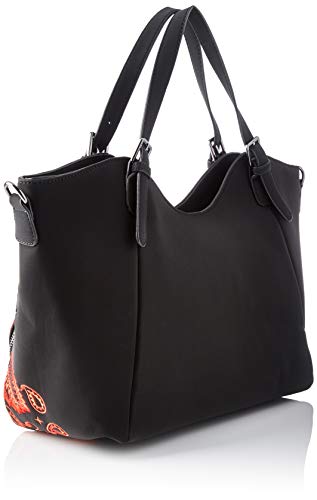 Desigual Bag Gemini Rotterdam, Bandolera para Mujer, Negro (Negro), 30x15x31 centimeters (B x H x T)