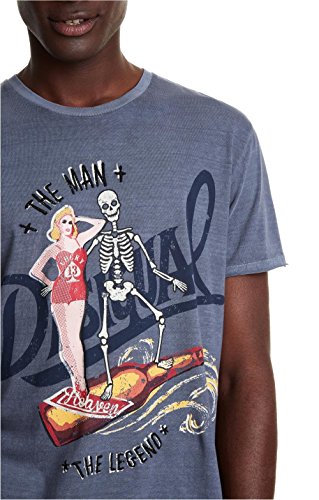 Desigual - Camiseta Fabian Hombre Color: 5039 Talla: Size XL