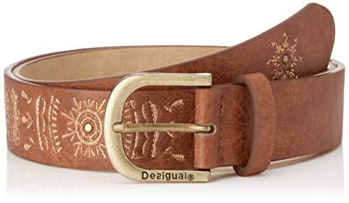 Desigual Cint_mandala Cinturón, (Camel 6011), 105 (Talla del fabricante: 90|#90|#6641) para Mujer