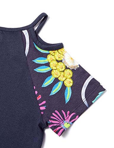 Desigual TS_Tennessee Camiseta, Azul (Navy 5000), 140 (Talla del Fabricante: 9/10) para Niñas