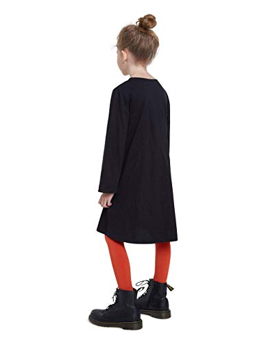 Desigual Vest_Naucalpan Vestido Casual, Black, 3/4 para Niñas
