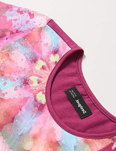 Desigual Vest_Nogales Vestido Casual, Red, 9/10 para Niñas