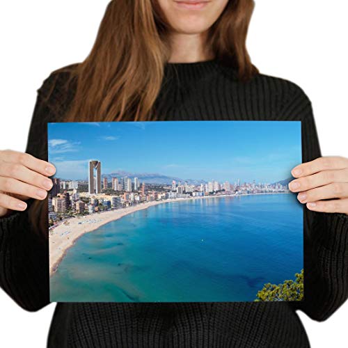 Destination - Póster de vinilo (tamaño A4, 29,7 x 21 cm, 280 g/m², satinado, acabado satinado, 29,7 x 21 cm, papel fotográfico