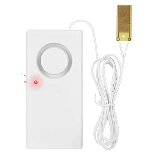 Detector de Agua, 120dB Detector de Fugas de Agua, Apto para Baño de Cocina, Cuarto de Lavado, Sistema de Alarma de Nivel de Agua