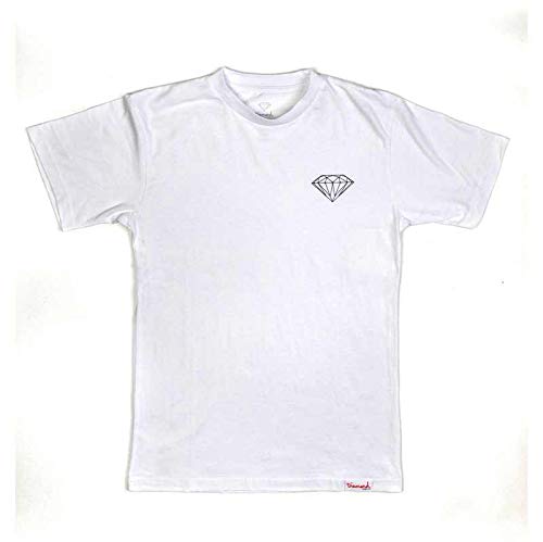 Diamond Supply Co. - Brilliant Core Tee White Jersey de manga corta producto original de Ollie Trick Shop Bianco XL