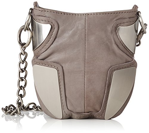 Diesel 00XD19PR472 T8013 Black, Bandolera Mujer, Gris (Taupe)