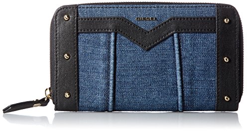 Diesel DE-Indigo Stitch GRANATO Monederos Mujer Denim