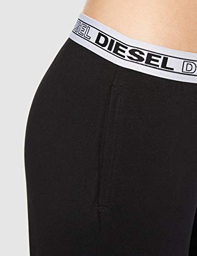 Diesel UFLB-BABYX, Pantalones de Pijama para Mujer, Negro (Black/Bright White E0013/0tawa), 40 (Talla del fabricante: Large)