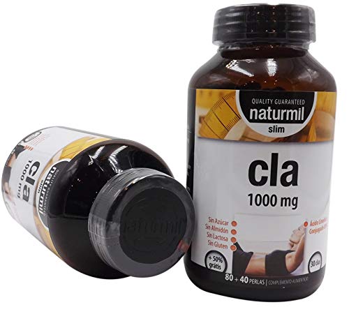 Dietmed Cla Slim 1000 mg - Complemento Alimenticio, 80+40 Perlas