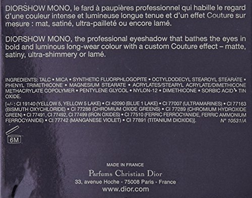 Dior - Sombra de ojos profesional de larga duración y efecto espectacular