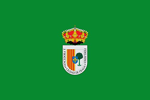 DIPLOMAT-FLAGS Fraga, en Huesca España Bandera | Bandera Paisaje | 0.06m² | 20x30cm Banderas de Coche