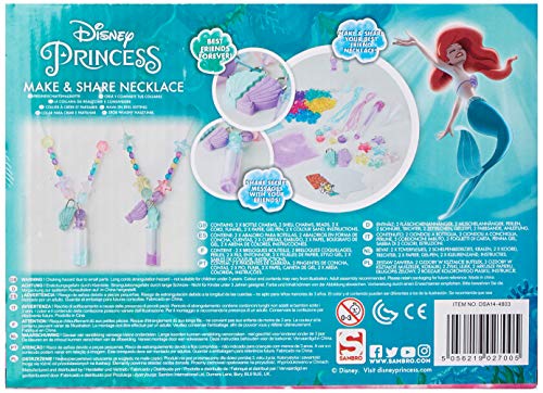 Disney Princess - Pulsera de la Sirenita Hacer tu Propio Mejor Amigo, Multicolor