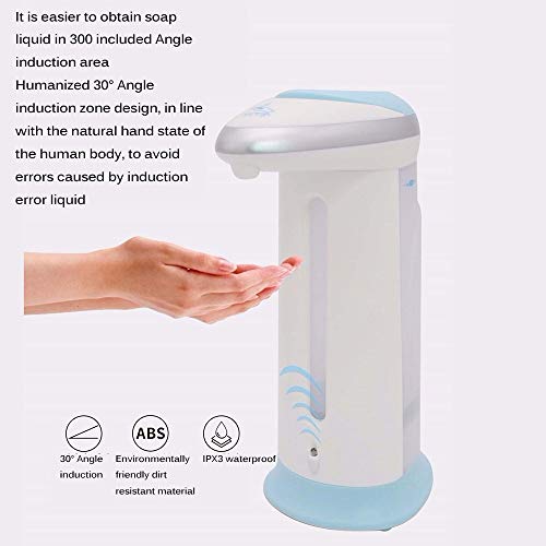 Dispensador de jabón, práctico y práctico, puede mantener la mesa limpia, duradera y resistente para cocinas, oficinas, hoteles