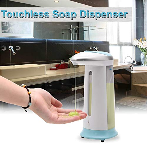 Dispensador de jabón, práctico y práctico, puede mantener la mesa limpia, duradera y resistente para cocinas, oficinas, hoteles