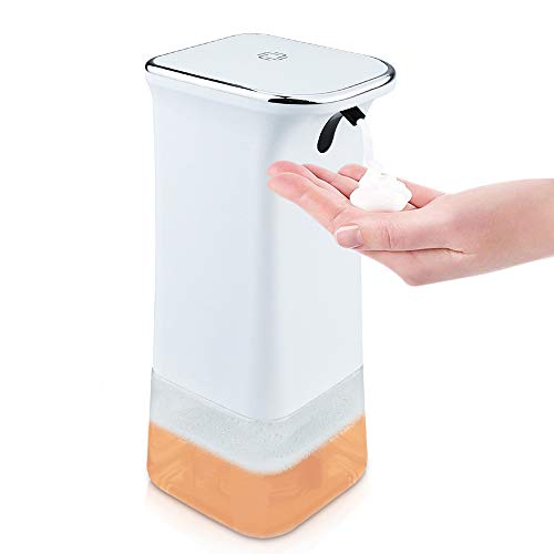 Dispensador de jabón sin contacto, no es fácil de bloquear, fácil de limpiar, fácil de usar para cocinas, oficinas, escuelas, hoteles