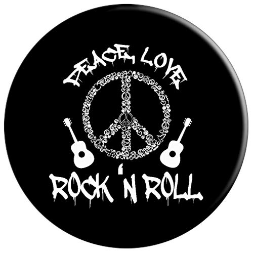 Divertido Regalo de Rock'n Roll Amor y Rock and Roll PopSockets Agarre y Soporte para Teléfonos y Tabletas