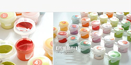 DIY Pintar por númerosSala de Estar de decoración de Pared de Belleza clásica asiática 40x50cm Sin Marco