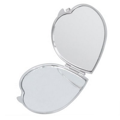 DIYthinker Australia Koala Canguro Ilustración De La Silueta del Corazón Maquillaje Compacto Espejo De Bolsillo Portátil Pequeño Linda Mano Espejos