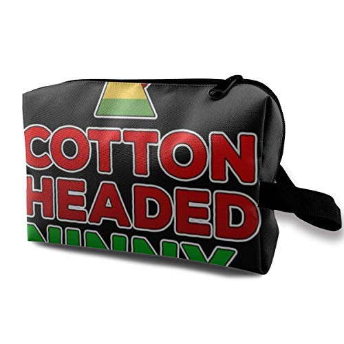DJNGN Estuche de maquillaje Estuche de cosméticos Elf Algodón con cabeza Ninny Muggins Cita Bolsa multifuncional Kit de viaje Bolsa de almacenamiento