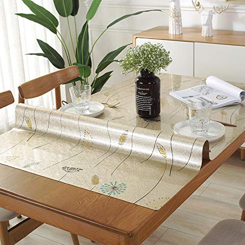 DJUX - Mantel nórdico simple, impermeable, antiquemaduras, desechable, PVC, mantel de plástico