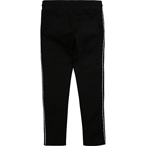 DKNY Jeggings bimateria con Bandas Joven Negro 6AÃ‘OS