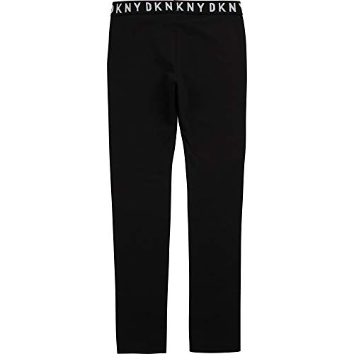 DKNY Leggings Lisos con elástico Joven Negro 4AÃ‘OS