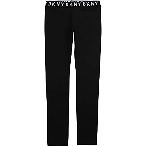 DKNY Leggings Lisos con elástico Joven Negro 4AÃ‘OS