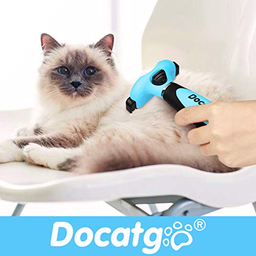 Docatgo Pet Dematting Comb Rastrillo de Aseo para Perros Grandes para Mascotas pequeñas Cepillo para Perros y Gatos Medianas con Pelo Corto o Largo Fácil de Quitar el Pelo Suelto y la Capa Inferior