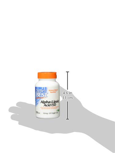 Doctor's Best Alpha Lipoic Acid, 150mg - 120 vcaps 120 unidades 110 g