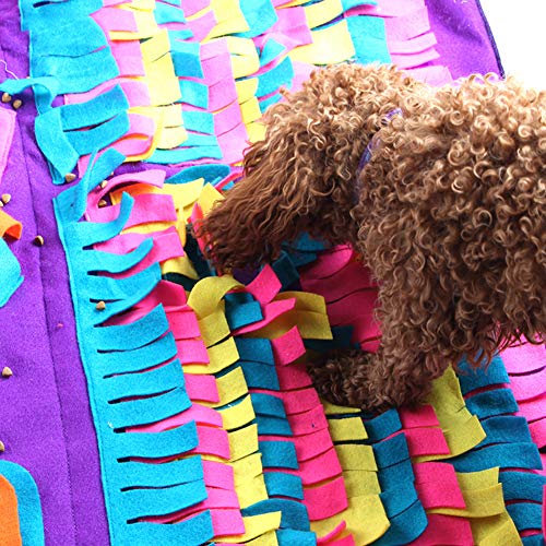 DOGKLDSF Esponja Formando Animal Perro tampón apisonamiento Nariz olfateando Amovible Costura de solapamiento de alimentación
