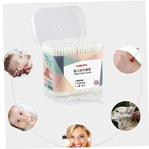 Dorime Oreja para bebés de algodón hisopo de Limpieza de la Nariz Los tampones para los oídos Herramientas de Limpieza Cuidado de la Salud la Cabeza del Doble de algodón Suave Brotes Nueva