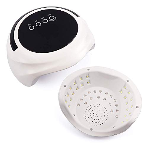 Dpliu 98W del secador del Clavo de la lámpara UV Intelligent Sensor de uñas 42Leds UV lámpara 20/60/90 / 120S intervalo La definición Pantalla LED for el Clavo del Gel del Salón de Arte