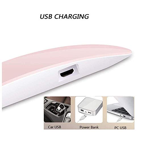 Dpliu Nail 6W LED de la lámpara UV secador del Clavo USB con Handy tamaño Mini Forma del ratón de Gel a Base Abrillantadores manicura/pedicura 2 intervalo La definición 45s / 60s