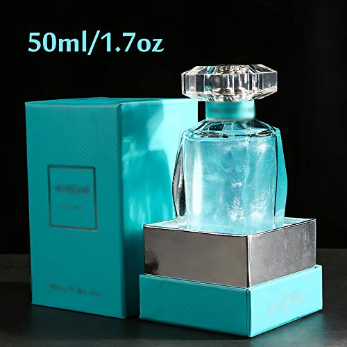 DQM Perfume para Mujer, baño Dorado con Arenas movedizas Florales afrutadas Eau de perfumes, Spray Natural Fresco de Larga duración, 50 ml / 1,7 oz, Azul