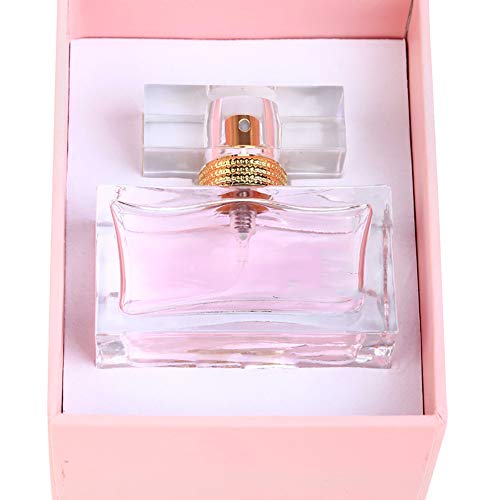 DQM Perfume para Mujer, Perfumes de Fragancia Floral Elegante y Fresca Duradera, Elemento de Cristal Brillante Cabezal rociador de Aluminio - Melocotón/Jazmín/Vainilla, 30ml / 1oz